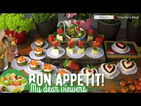 Heart on a plate - Beautiful and tasty