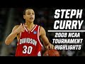 Stephen Curry 2008 NCAA Tournament Highlights Top Plays