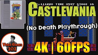Castlevania | No Death Playthrough | 4K 60FPS | Video Games 101