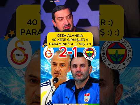 Fenerbahçe Teknik Direktörü İsmail Hoca Galatasaray Maçına İyi Hazırlanmış!  #procellim