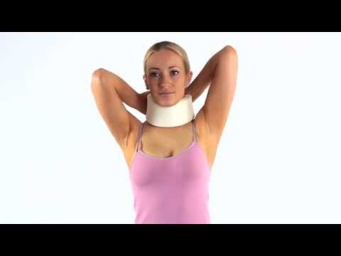 How to wear a neck collar