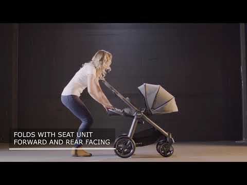 Babystyle Baby Style Oyster 3 - vežimėlio lopšys | pilkos spalvos su sidabrinėmis detalėmis video
