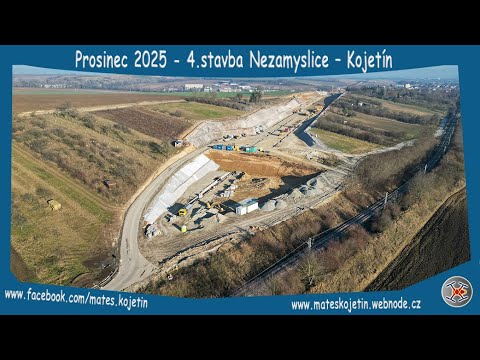 #4 Prosinec 2025 | 4. stavba Nezamyslice - Kojetín | Modernizace železnice