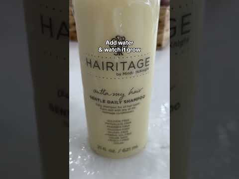 Wait until the end...#hairitage #hairitagebymindy #grow #shampoo #biotinforhair #shorts