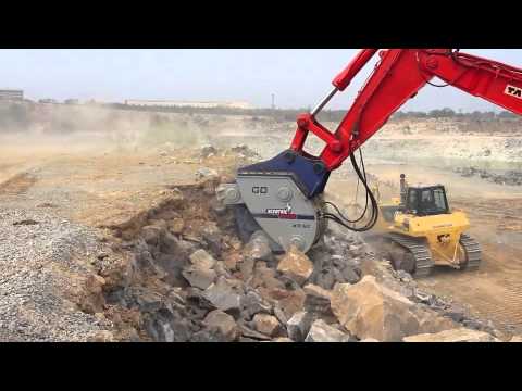 Xcentric Ripper XR60 in Limestone Quarry, India