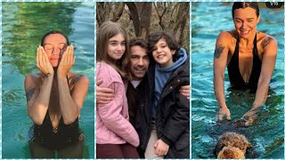 Ibrahim celikkol the shirt hadn't taken off Birce akalay also waved to 