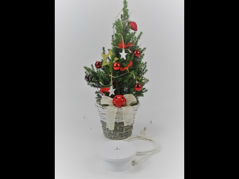 Plateau tournant motorisé avec capot miroir Ø 21,5 cm - 2 tr/min - Charge jusqu'à 30 kg_1