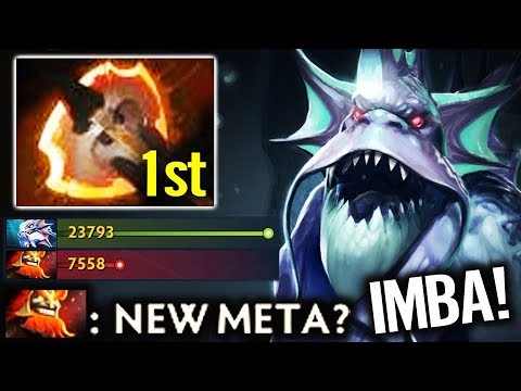 NEW HARD CARRY [Slardar] 1st Item Battle Fury Fast Jungle farm Dota 2 by matumbaman