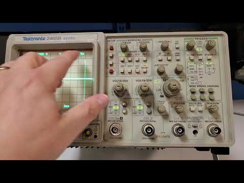 Tektronix 2465B Inidcators Flicker & Dianostic Routines
