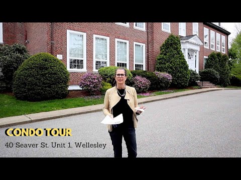 Tour of 40 Seaver Street, Unit 1 (Wellesley, MA)