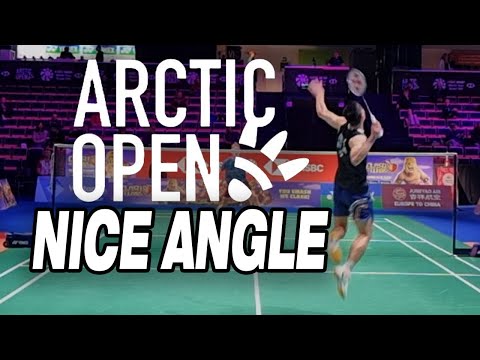 【Nice Angle】Chou Tien Chen (TPE) vs. Ditlev Jaeger HOLM (DEN) Arctic Open 2025 Badminton #arcticopen