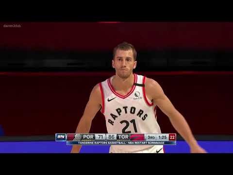 Matt Thomas Highlights - Raptors vs. Blazers Scrim (July 26, 2020)