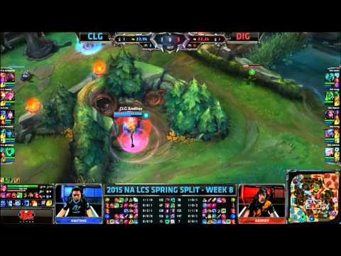 CLG vs Dignitas | S5 NA LCS Spring 2015 Week 8 Day 1 | CLG vs DIG W8D1G4 VOD 60FPS