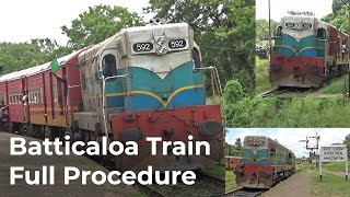 Udaya Devi Batticaloa Train Full Procedure at Maho