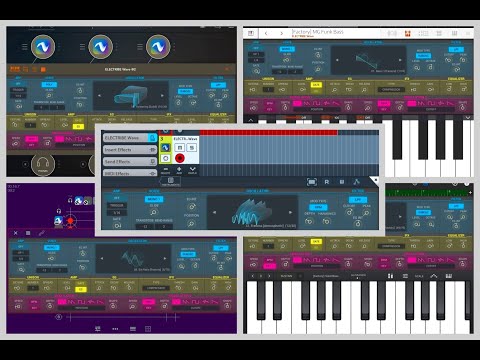 KORG Electribe Wave AUv3 NEW Update - Tested - Cubasis - AUM - apeMatrix - NanoStudio 2 & Garageband