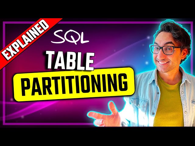 Thumbnail of Partitioning Tables for Large Datasets lesson