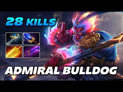 AdmiralBulldog Monkey King 28 FRAGS - Dota 2 Pro Gameplay