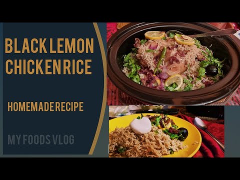 MV45 | Black Lemon Chicken Rice | Homemade