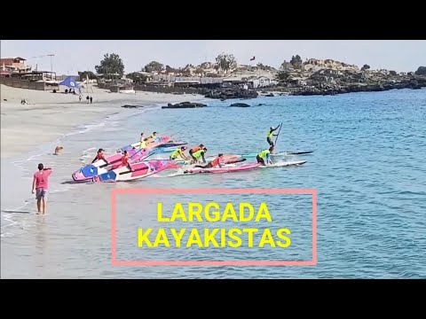Kayak Sup gran Deporte Acuático en Balneario Loreto, Caldera, Atacama, CHILE.