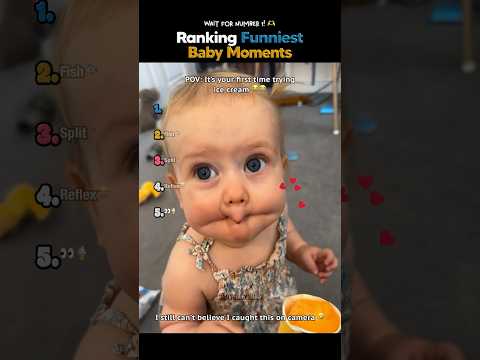 Ranking Funniest Baby Moments🥥