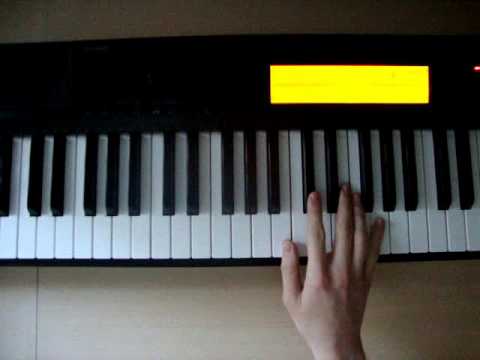 C#m7b5 - Piano Chords - How To Play