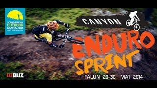 preview picture of video 'Canyon enduro sprint Falun 2014'