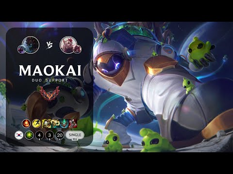 Maokai Support vs Rakan - KR Grandmaster Patch 13.24