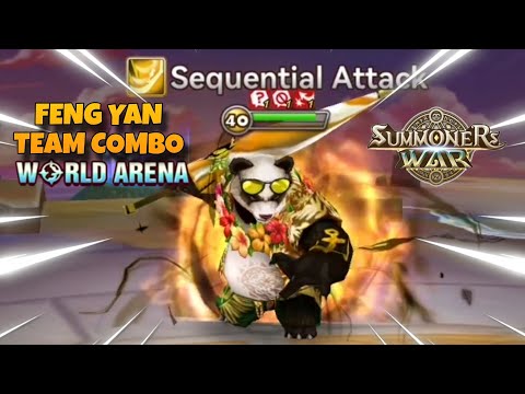 Feng Yan Team Combo in World Arena Ep. 5 - Summoners War