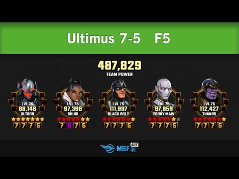 MSF Raid - Ultimus 7-5 - F5 - Righteous Fury (one-shot)