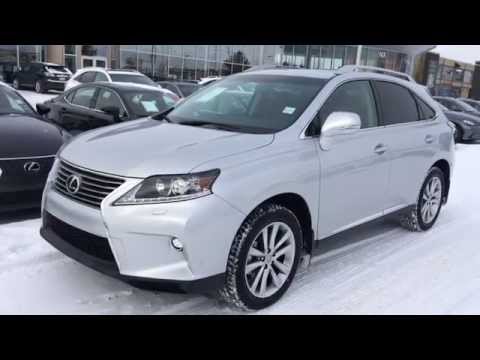 New Silver on Black 2015 Lexus RX 350 AWD - Technology Package Review - Alberta, Canada
