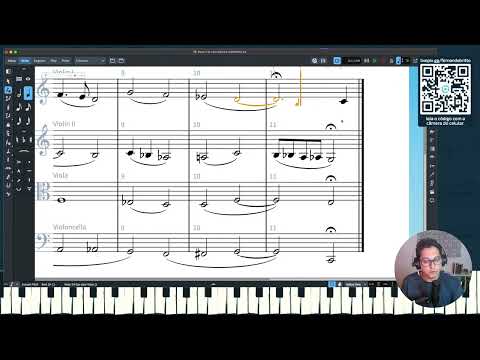 Transformando uma Harmonização à 4 vozes em uma 'Composição'