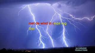 Karaoke HD  &quot; &#39;t Dondert En &#39;t Bliksemt&quot; (Guus Meeuwis &amp; Vagant).