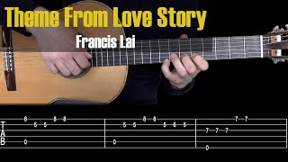 Theme From Love Story - Fingerstyle Tutorial + TAB