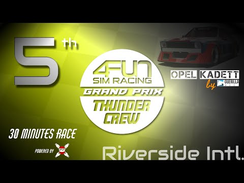 [SRS] Assetto Corsa | 5th 4Fun Sim Racing vs. TC Grand Prix | Opel Kadett @ Riverside Intl.