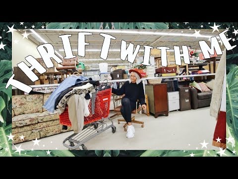 Come Thrift With Me | Attempting a $25 Thrift Store Challenge | Fall Try On Thrift Store Haul