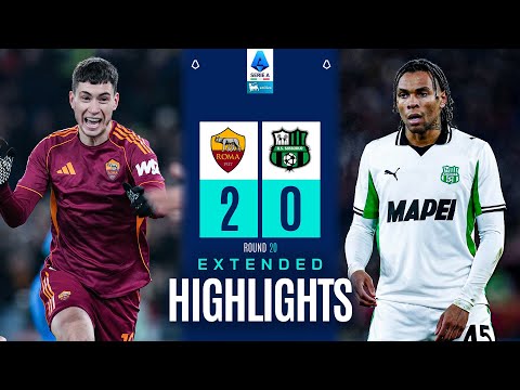 ROMA-SASSUOLO 2-0 | EXTENDED HIGHLIGHTS | SERIE A 2025/26