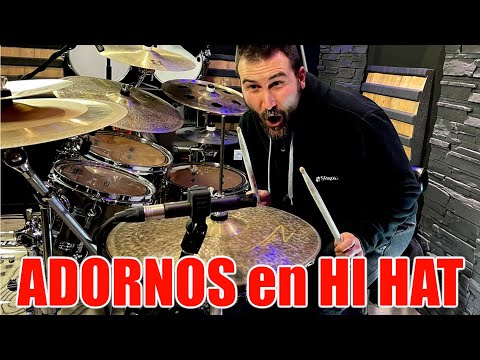 ADORNOS para HI HAT - Clases de Batería