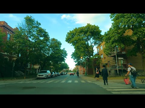 [ 4K Video ] Driving from Dorval to Outremont Montreal