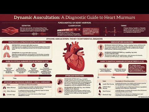 Cardiology 2: Heart Murmurs Decoded - Timing, Grading and Dynamic Maneuvers