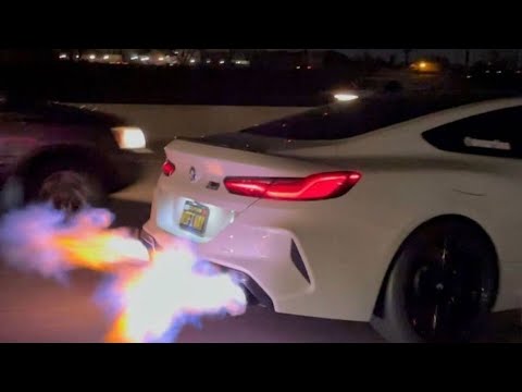 Bmw M8 Competition Stock to 800Hp stage 2  - Brutal Fire Flames