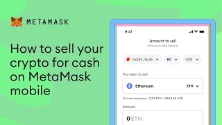 How to sell crypto on MetaMask mobile