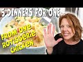 Five Easy Dinners For One From One Rotisserie Chicken