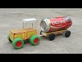 How To Make Matchbox Tractor Trolley At Home Diy Mini Tractor Trolley Science Project