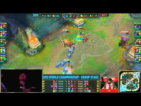 EDG vs BKT - WarL0cK - Epic Fail Maokai - League of Legends