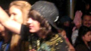 Mitchel musso,Emily osment,moises arias and Shanica Knowles at mileys birthday