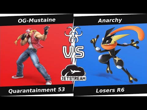 Quarantainment 53 Losers R6 - OG-Mustaine (Terry) Vs. Anarchy (Greninja) Smash Ultimate - SSBU