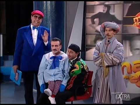 Peo Pericoli, Simona Ventura and Los Loanos