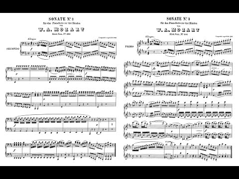 Mozart - Sonata K.381 (Nelson Freire + Martha Argerich, piano 4 hands)