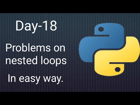 Python 45 Days Series Day 18 Problems On Nested Loops Python Tutorials