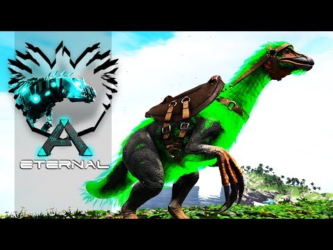 ARK EXPERT ETERNAL EP08 - Poison Therizinosaurus & Achamos Uma Caverna!